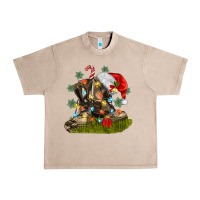 French Oak Christmas soldier veteran boots Urban Heavy Tee - MaliasSmallBusiness