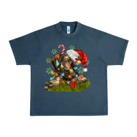 Midnight Navy Christmas soldier veteran boots Urban Heavy Tee - MaliasSmallBusiness