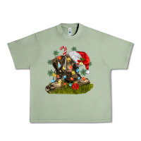 Oil Green Christmas soldier veteran boots Urban Heavy Tee - MaliasSmallBusiness