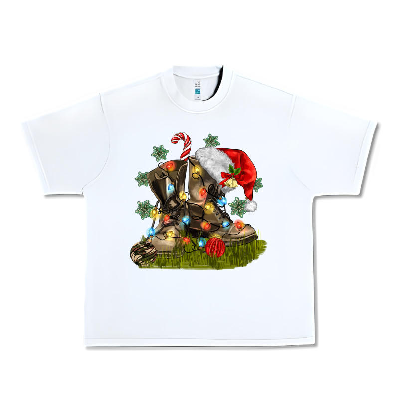 Christmas Soldier Veteran Boots Urban Heavy Tee by MaliasSmallBusiness | Teevron