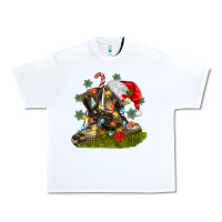 White Christmas soldier veteran boots Urban Heavy Tee - MaliasSmallBusiness
