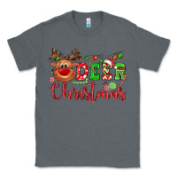 Charcoal Heather Deer Christmas reindeer Classic Tee - NancyCooperArtShop