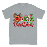 Heather Grey Deer Christmas reindeer Classic Tee - NancyCooperArtShop