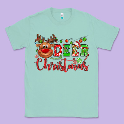 Deer Christmas Reindeer Classic Tee Designed By Nancycooperartshop
