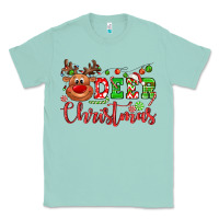Seafoam Deer Christmas reindeer Classic Tee - NancyCooperArtShop