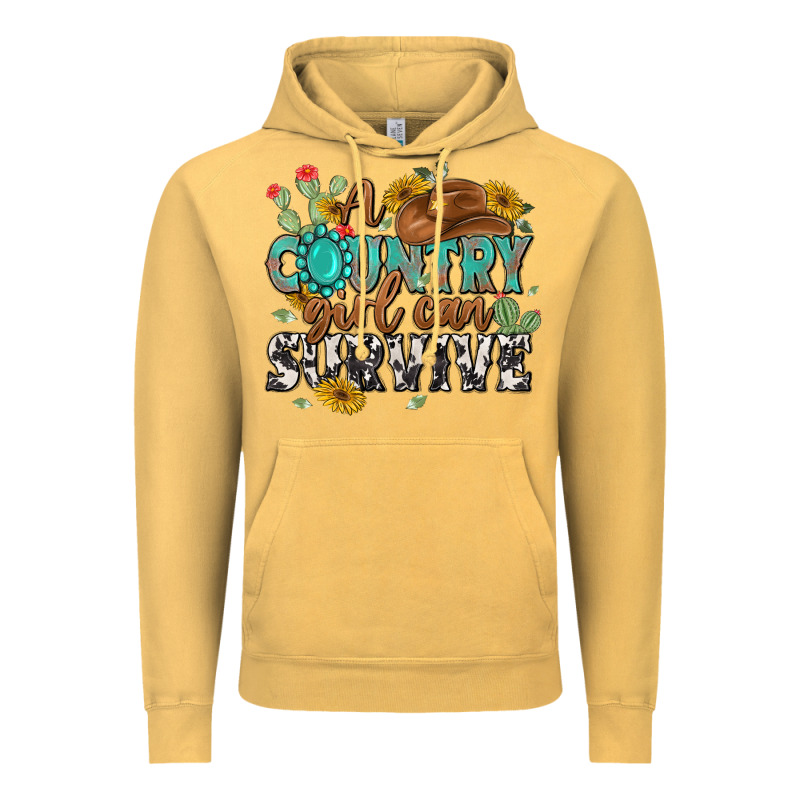 A Country Girl Can Survive Vintage Hoodie by MaliasSmallBusiness | Teevron