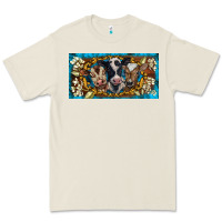 Bone western cow turquoise’s white flowers license plate template Premium Tee - BarkalooDesign