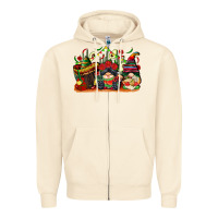 Sandshell cinco de mayo gnomes Zipper Hoodie - CowGirlArtShop