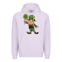 Lilac St. Patrick's day elf Premium Hoodie - CowGirlArtShop