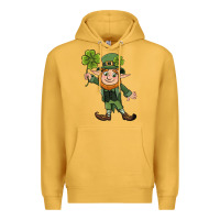 Mustard St. Patrick's day elf Premium Hoodie - CowGirlArtShop