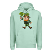 Seafoam St. Patrick's day elf Premium Hoodie - CowGirlArtShop