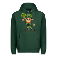 Sports Green St. Patrick's day elf Premium Hoodie - CowGirlArtShop