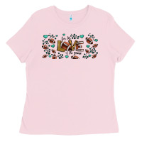 Bubblegum Pink for the love of the game American football Ladies Tee - Jasminsmagicworld