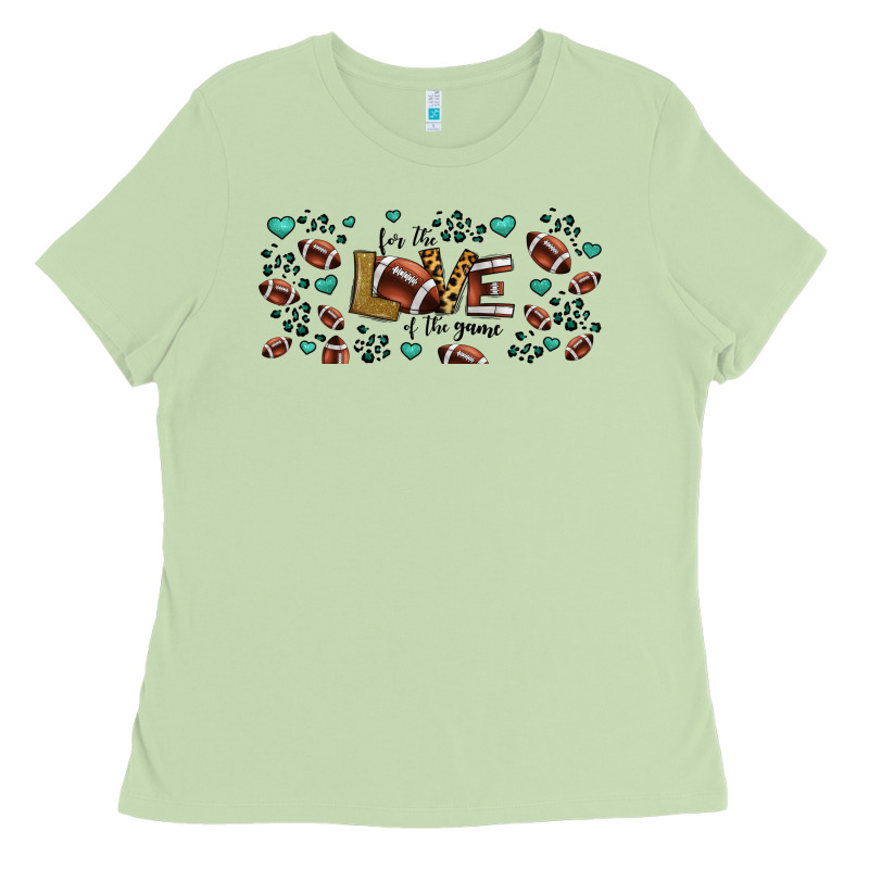 For The Love Of The Game American Football Ladies Tee by Jasminsmagicworld | Teevron
