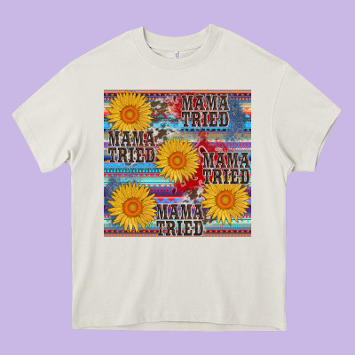 Mama Tried Seamless Heavy Core Tee Designed By Adodesignshop