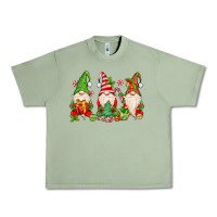 Oil Green christmas gnomes Urban Heavy Tee - MaliasSmallBusiness