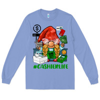 Colony Blue cashier  life gnome Long Sleeve Tee - BarkalooDesign