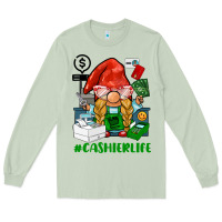 Matcha cashier  life gnome Long Sleeve Tee - BarkalooDesign