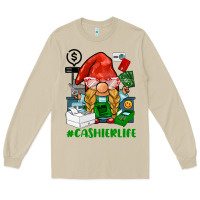 Mushroom cashier  life gnome Long Sleeve Tee - BarkalooDesign