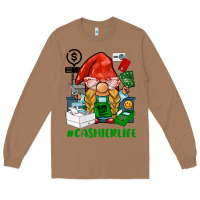 Toasted Coconut cashier  life gnome Long Sleeve Tee - BarkalooDesign