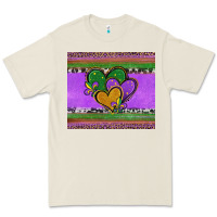 Bone mardi gras hearts and fleur de lis Premium Tee - Jasminsmagicworld
