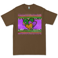 Cacao mardi gras hearts and fleur de lis Premium Tee - Jasminsmagicworld