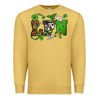 Antique Gold St. Patrick's Day LPN Premium Sweatshirt - OliviaCreatesArt