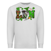 Dove Grey St. Patrick's Day LPN Premium Sweatshirt - OliviaCreatesArt
