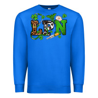 True Royal St. Patrick's Day LPN Premium Sweatshirt - OliviaCreatesArt