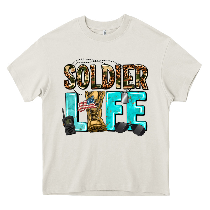 Soldier  Life Heavy Core Tee by AdoDesignShop | Teevron