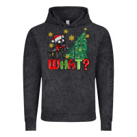 Vintage Black christmas  cat  what Vintage Hoodie - MaliasSmallBusiness