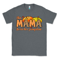 Charcoal Heather this mama loves her pumpkins Classic Tee - MaliasSmallBusiness