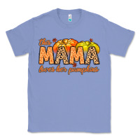 Colony Blue this mama loves her pumpkins Classic Tee - MaliasSmallBusiness