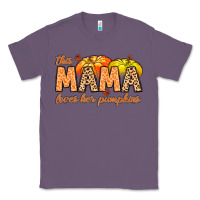 Lavender this mama loves her pumpkins Classic Tee - MaliasSmallBusiness