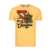 Vintage Mustard rockin around the christmas tree Vintage Tee - MaliasSmallBusiness