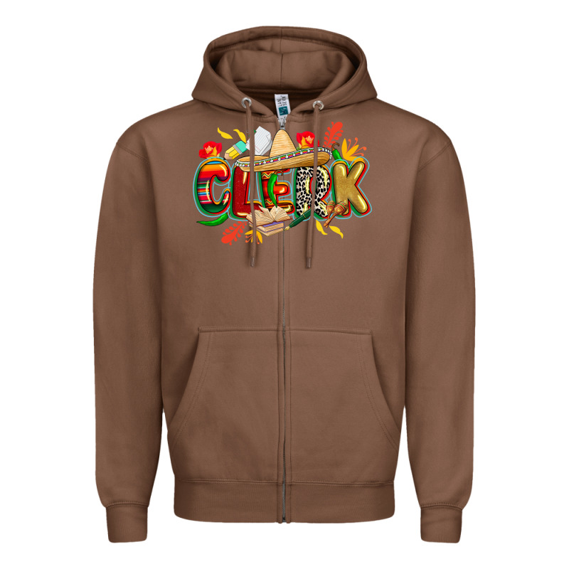 Cinco De Mayo Clerk Zipper Hoodie by CowGirlArtShop | Teevron