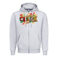 Heather Grey cinco de mayo clerk Zipper Hoodie - CowGirlArtShop