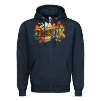 Navy cinco de mayo clerk Zipper Hoodie - CowGirlArtShop