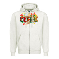 Oatmeal Heather cinco de mayo clerk Zipper Hoodie - CowGirlArtShop