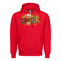 Red cinco de mayo clerk Zipper Hoodie - CowGirlArtShop