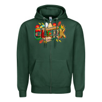 Sports Green cinco de mayo clerk Zipper Hoodie - CowGirlArtShop
