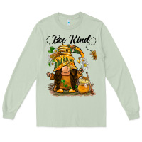 Matcha bee kind gnome Long Sleeve Tee - BarkalooDesign