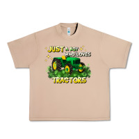 Burro just a boy who loves tractors Urban Heavy Tee - JahusDesignShop