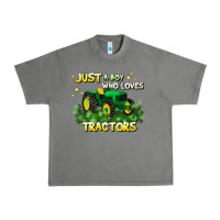 Tornado just a boy who loves tractors Urban Heavy Tee - JahusDesignShop