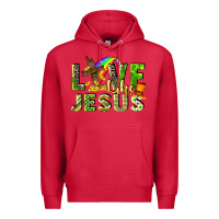 Cardinal Love like Jesus Premium Hoodie - CowGirlArtShop