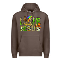 Coffee Love like Jesus Premium Hoodie - CowGirlArtShop