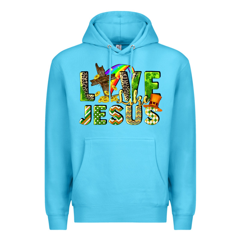 Love Like Jesus Premium Hoodie by CowGirlArtShop | Teevron