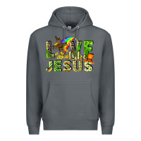 Rock Love like Jesus Premium Hoodie - CowGirlArtShop