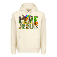 Sandshell Love like Jesus Premium Hoodie - CowGirlArtShop