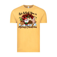 Vintage Mustard We whisk you a Merry Christmas Vintage Tee - NancyCooperArtShop